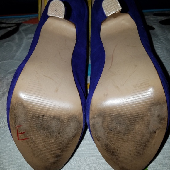 Purple Steve Madden Platforms worn once - Picture 3 of 5